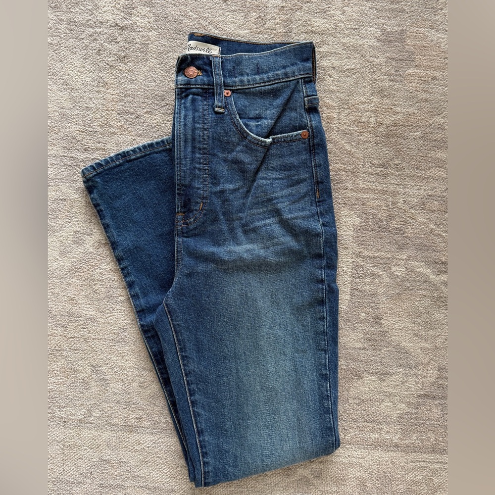 Madewell 	The Highest-Rise Perfect Vintage Jean in Longisle Wash